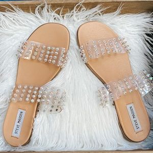 Steve Madden size 8 1/2 sandals with studded bands